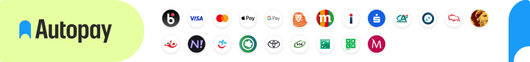 BLIK, karty płatnicze i przelewy internetowe obsługiwane przez Autopay